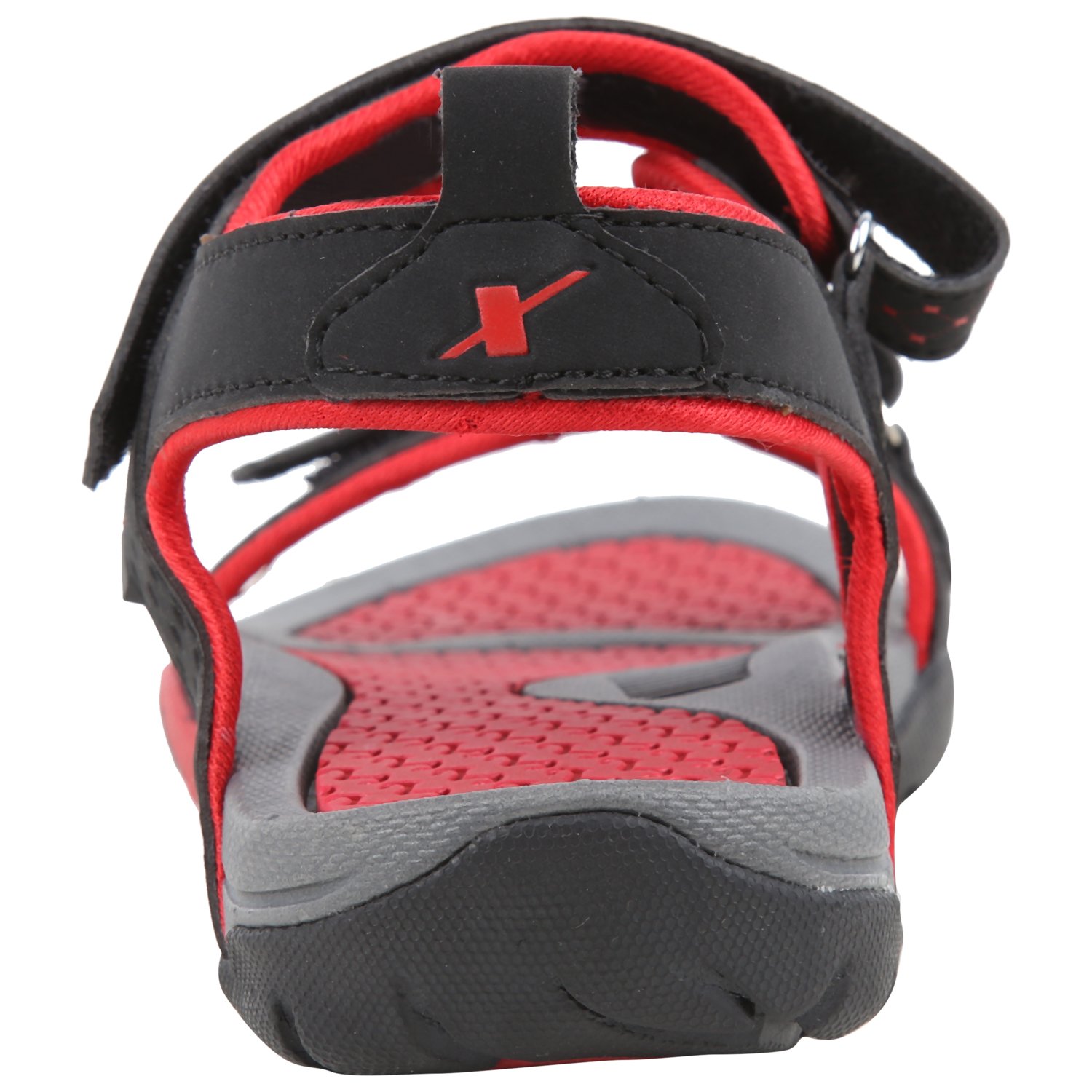 sparx women's ss0803l series black red synthetic casual floater sandals