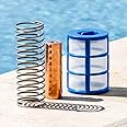XtremepowerUS 90133 Reduces Chlorine Algae Purifier Pool Solar Ionizer Copper, Blue, Replacement Anodes Copper & Screen Basket Kit