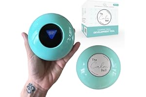 STAYCALM WELLNESS PRODUCTS The Calm Ball – Therapist-Designed Coping Skills Magic 8 Ball with 20 Calming Strategies & Guidebook – Emotional Regulation Tool & Mental Health Gift for Teens, Adults, Therapists & Classrooms