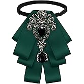 LJBFNN Bow Ties for Men Women, Womens Bow Tie Adjustable Pre-Tied Rhinestone Bowties Men for Suit Tuxedo Vest Shirt Uniform