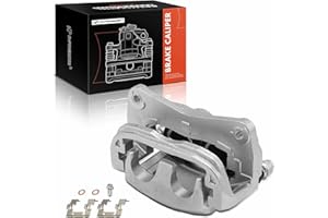 A-Premium Disc Brake Caliper Assembly with Bracket Compatible with Select Saab and Subaru Models - Impreza, Baja, Crosstrek, 