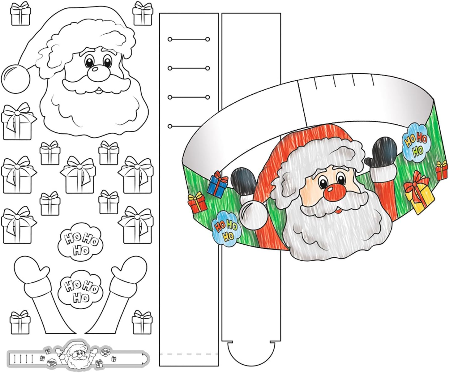 Ursus 17110001 Children's Crowns Christmas, White - Image 4