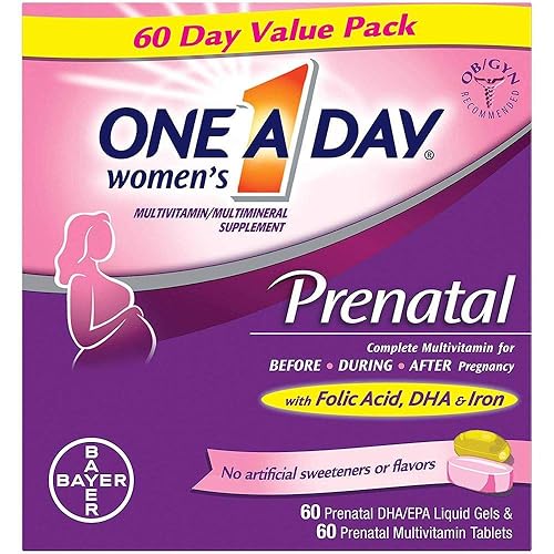 One A Day Women's Prenatal Multivitamin Two Pill Formula, Supplement ...