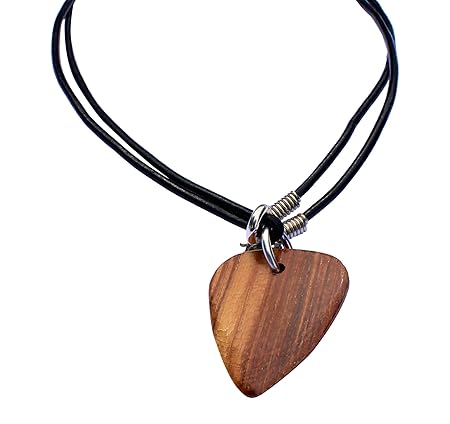 Timber Tones TTNLME'Necklace Pale Moon Ebony', Luxus Plektrum/Plektren