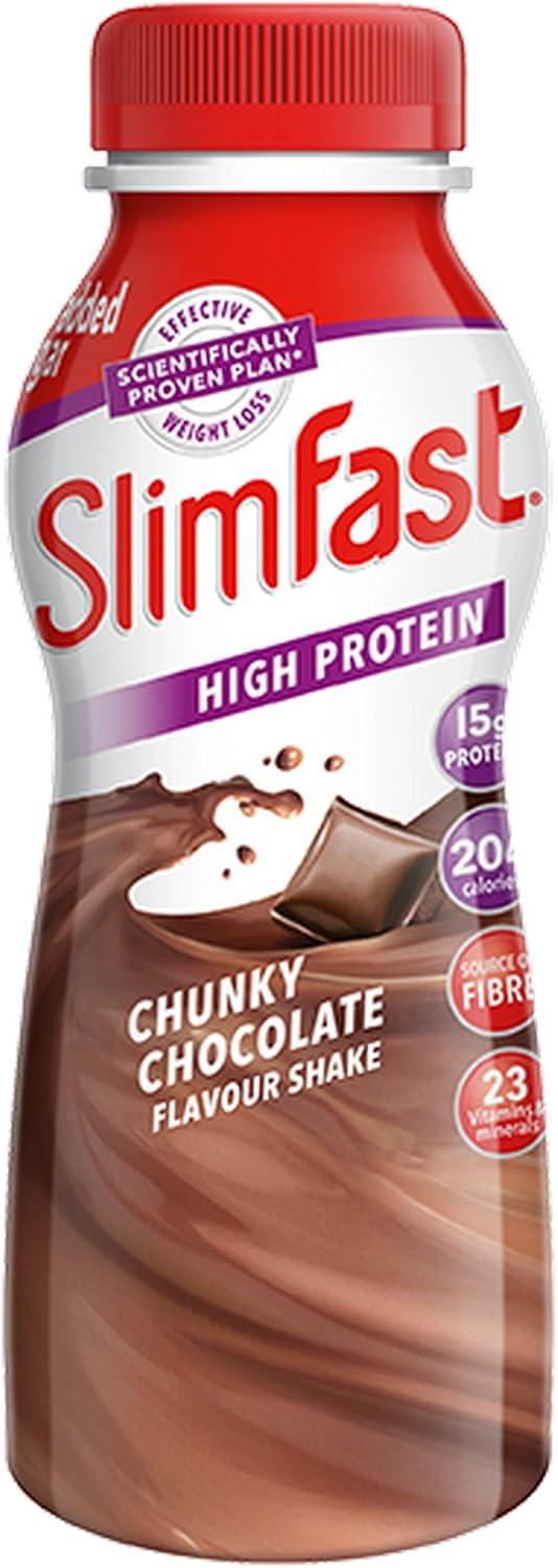 SlimFast Ready To Drink Chocolate Flavour Shake, 6 x 325ml, 325 ml (Pack of 6) - Image 3