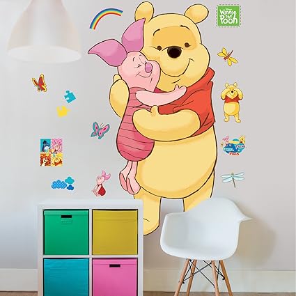 Wandtattoo - Aufkleber - Wanddeko - Große Wandsticker mit Motivwahl (Winnie The Pooh)