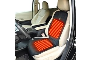 ZenRui Car Seat Cushion,Winter Car Seat Cover for Driving Comfort,Soft Plush Car Vehicle Seat for Car SUV Truck Universal Fit (1 PCS)