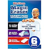 Mr. Clean Magic Eraser Variety Pack with Ultra Thick, Ultra Foamy, and Extra Durable Multi Purpose Cleaner, Magic Eraser Spon