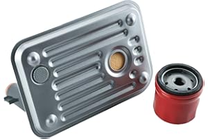 KOREYOSHI Transmission Filter kit for Allison 1000/2000/M7 - Replaces OE 29537965 29539579 - For 6.6L Duramax Diesel 2001-2010 Chevy Silverado/GMC Sierra 2500 3500 HD Internal Shallow & Spin-On Filter