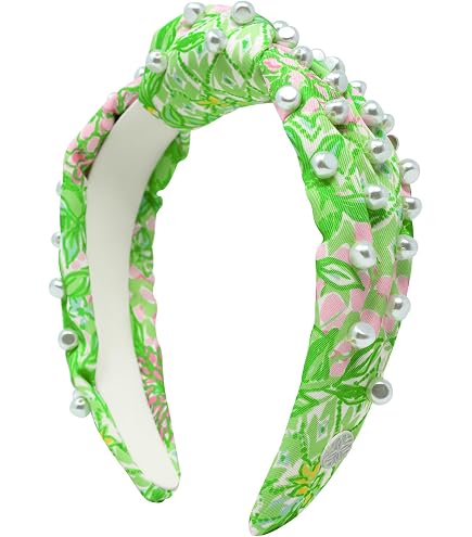 Amazon.com : Lilly Pulitzer Colorful Knotted Pearl Headband  display picture 1