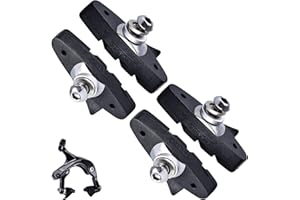RUJOI Road Bike Brake Pads,C Brake Dual Pivot Brake Shoe Pads for Road Bike(Front & Rear)