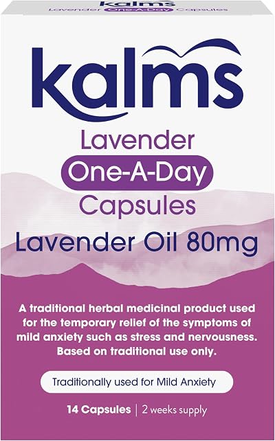 Kalms Lavender One-a-day 14 capsules Traditional Herbal Medicinal Product