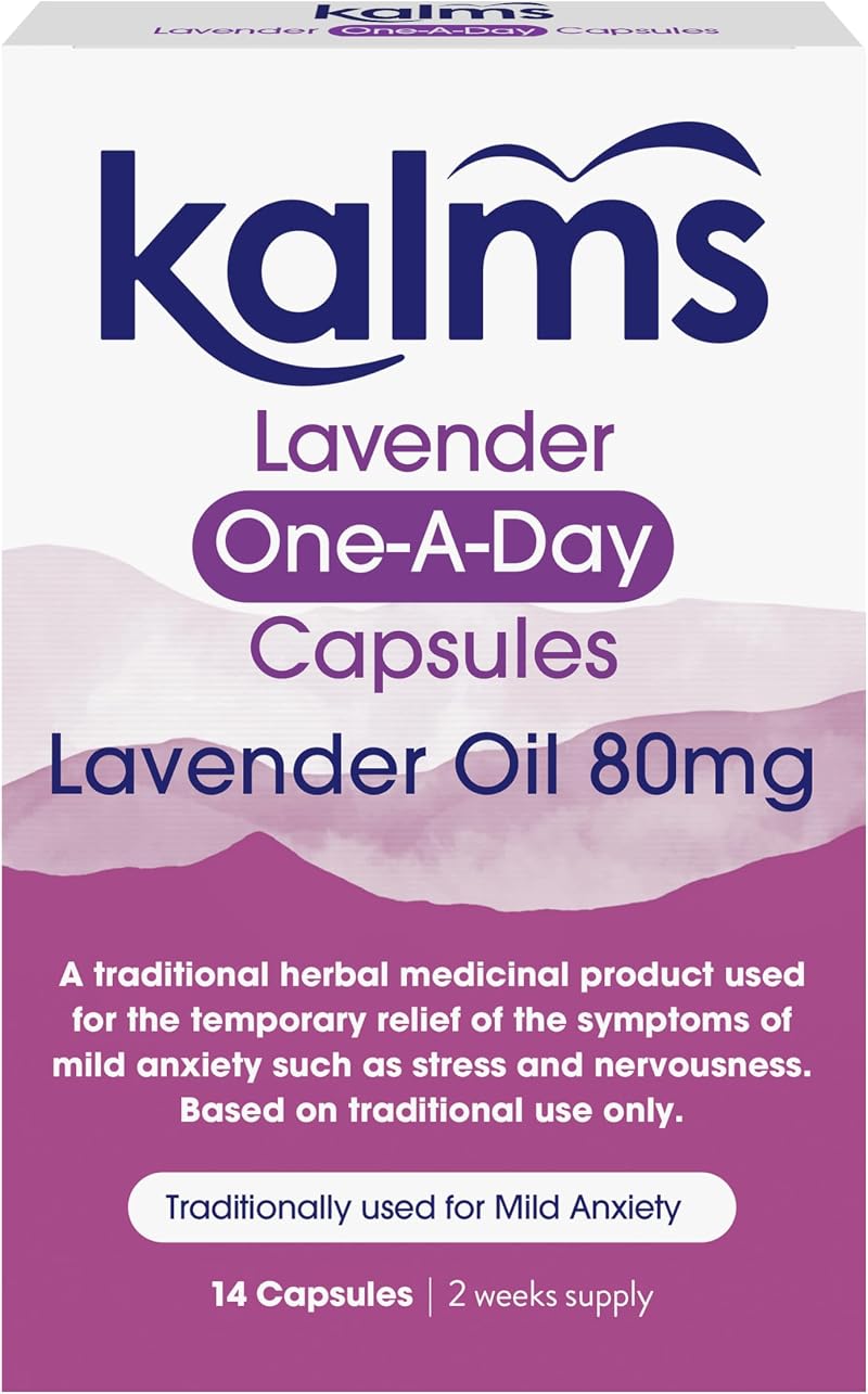Kalms Lavender One-a-day 14 capsules Traditional Herbal Medicinal Product