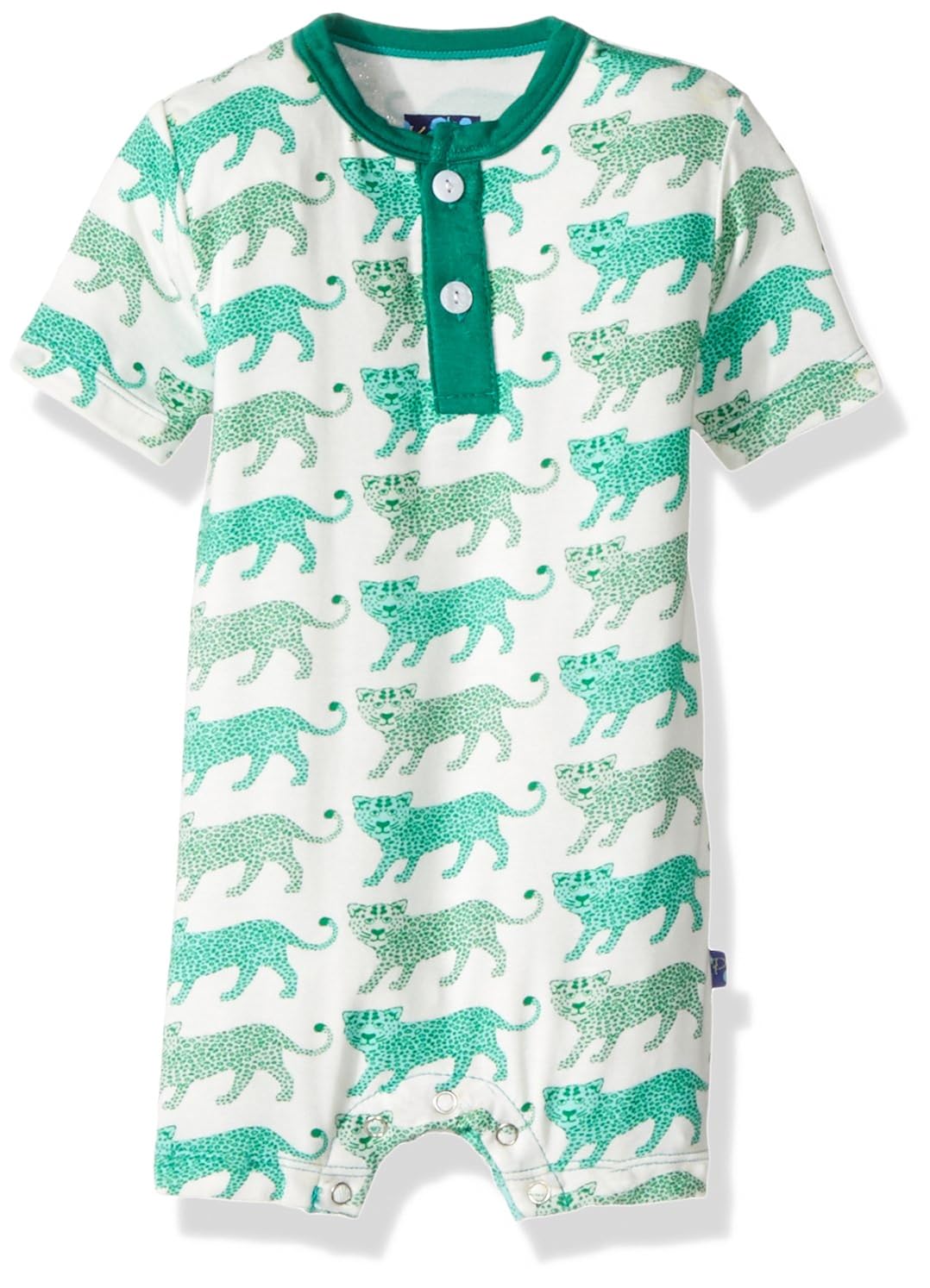 henley romper baby boy