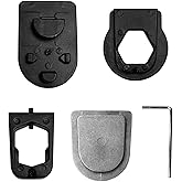 Master Tailgaters Rear View Mirror Three Metal Bracket Adapters for Volkswagen, Audi, Dodge, Ford, Honda (MR-MK1)