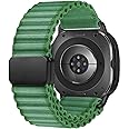 Magnetic Trail Band for Samsung Galaxy Watch Ultra Bands 47mm Men/Women,Lightweight Breathable Soft Fabric Nylon Sport Strap Compatible with Samsung Watch Ultra Band 47 mm Replacement Correa Reloj