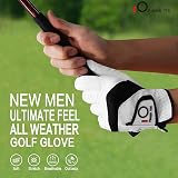 Finger Ten Golf Gloves Men Left Right Cabretta Leather 5 Pack All Weather view 5