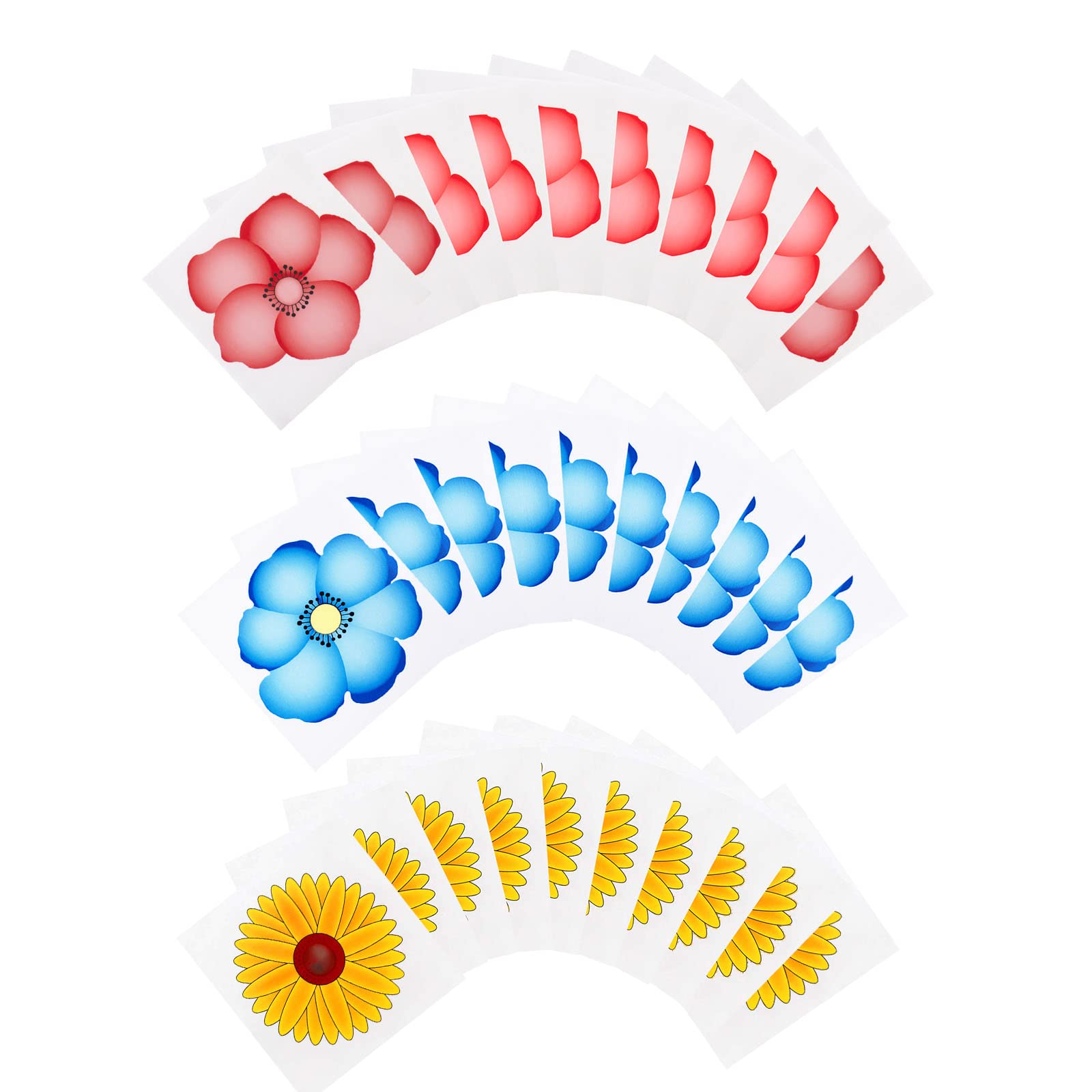 30PCS Window Fruit Fly Traps, Sunflower Fly Traps Indoor for Home Use, Fruit Fly Killer Papers Stickers with Strong Stickiness, Fly Catcher Indoor for Insects Flies Pests