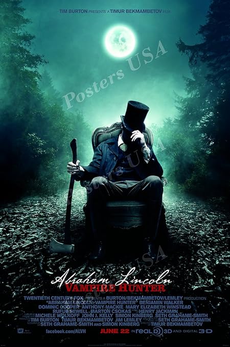 Poster film Abraham Lincoln: Vampire Hunter.