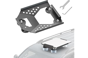 GUNOVY Starlink Mini Car Roof Mount, Starlink Mini Magnetic Mount for Car, 264lbs Heavy Duty Magnet, 4-Side Protection Magnetic Quick Release Sunroof Suction Cup Mounting Kit for Travel RV Accessories Black