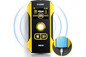 Stud Finder Wall Scanner - FNIRSI Upgraded WD-02 TFT Display Electronic Stud Detector with HPC Chip, Wall Scanner with Positi