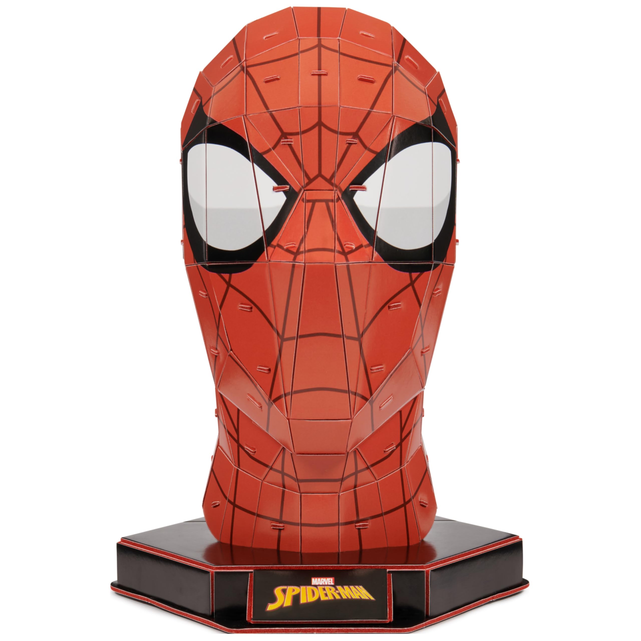 4D Build, Marvel Spider-Man 3D Puzzle Model Kit with Stand 82 Pcs | Spider-Man Desk Decor | Building Toys | 3D Puzzles for Adults & Teens 12+