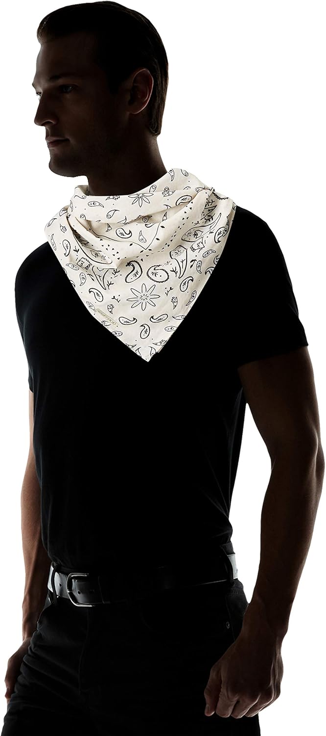ExOfficio Unisex Bugs away Woven Bandana, BONE, One: ExOfficio: Clothing