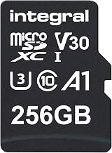 Integral 256B microSD Card Premium High Speed UHS-I U3 A1 4K 100MB/s