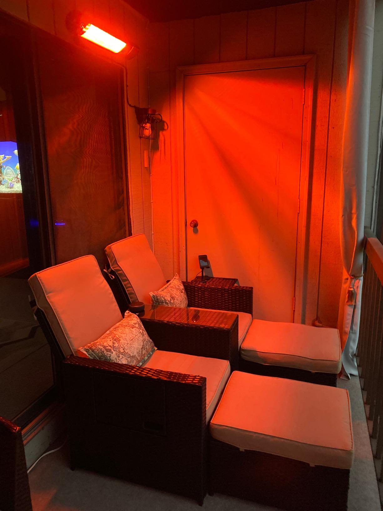 20/mo Finance Electric Patio Heater, 1500W Outdoor Heater [2022