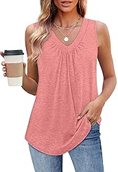 OFEEFAN Tank Top for Women Loose Fit Summer Clothes