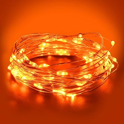 Dalugo Orange Fairy Lights 3M 30 LED Battery Operated Indoor Outdoor