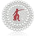 Sorority Paraphernalia Brooch for Women 1913 Del-ta Brooch Pin DST Pearl Brooch Pin Greek Sorority Gift Graduation Gift