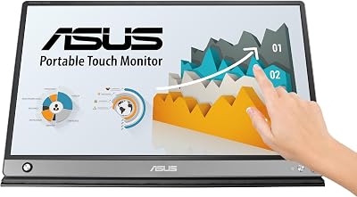 ASUS ZenScreen Touch MB16AMT 15.6in Portable Monitor FHD IPS USB-C