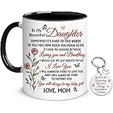 Hyturtle To My Daughter Coffee Mug 11oz For Daughter From Mom - Mom's Choice For Mother's Day, Birthday, Christmas