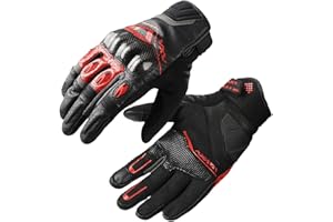 VXW Motorcycle Gloves for Men and Women - Full Finger Touchscreen Motorbike Gloves with High Protection for BMX, ATV, Road Racing