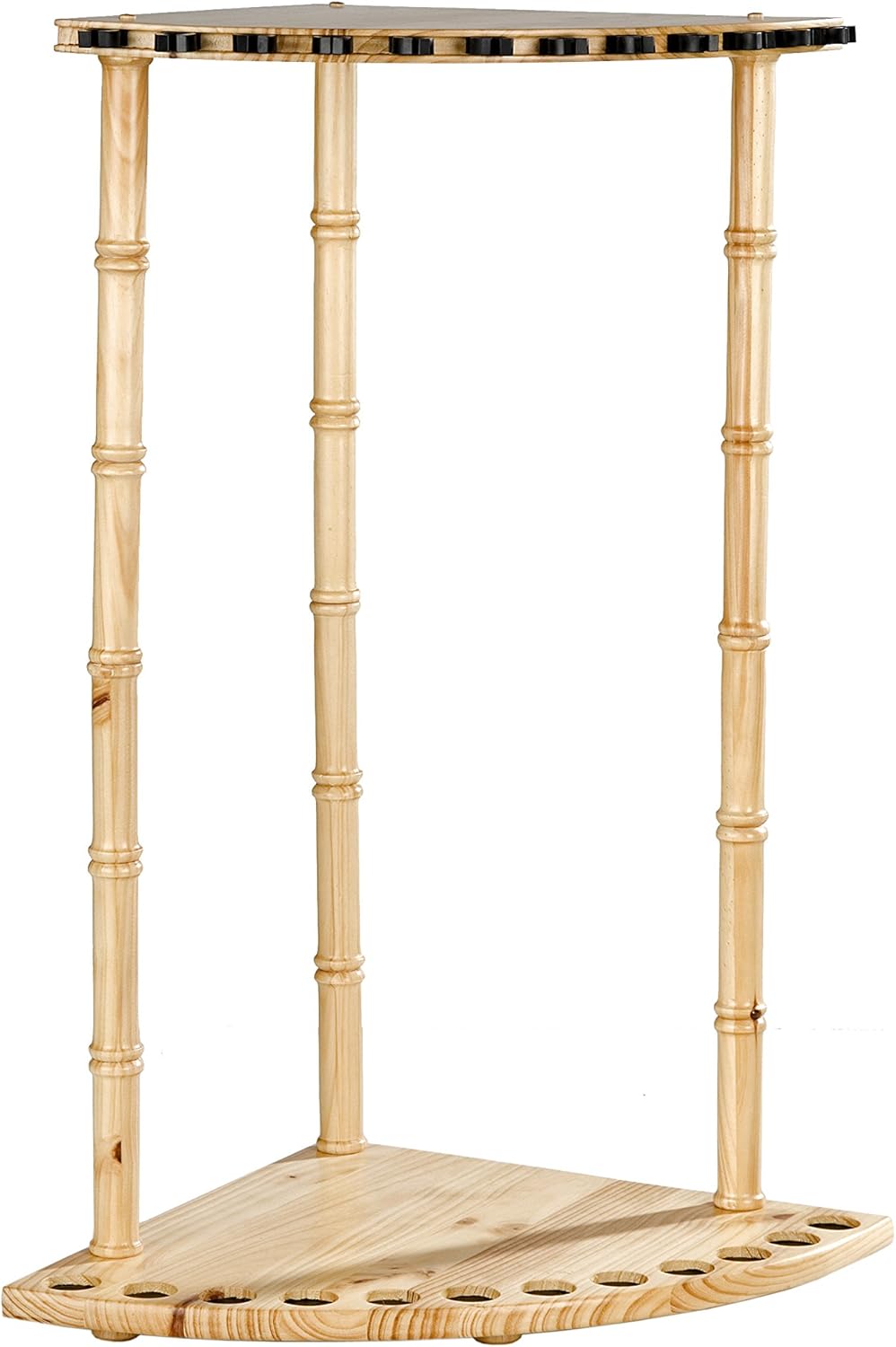 corner fishing rod holder