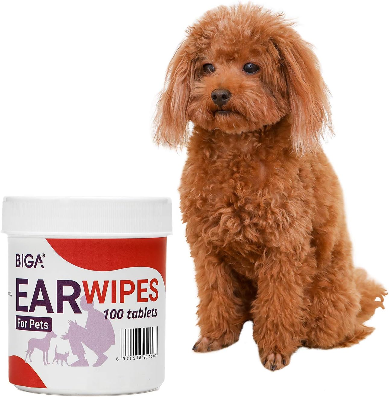 Pet Grooming Wipes with Deodorizing Hypoallergenic for