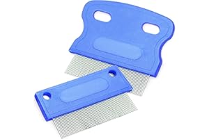 MERIC CoCoo Pet Grooming Combs, Tear Stain Remover Combs, Perfect for Long and Short Haired Dogs and Cats