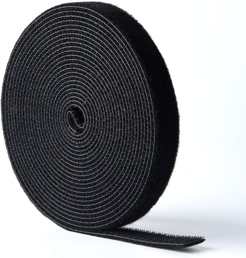 KUUQA Hook Loop Cable Ties 6M x 2CM Reusable Self Adhesive Straps Organizer