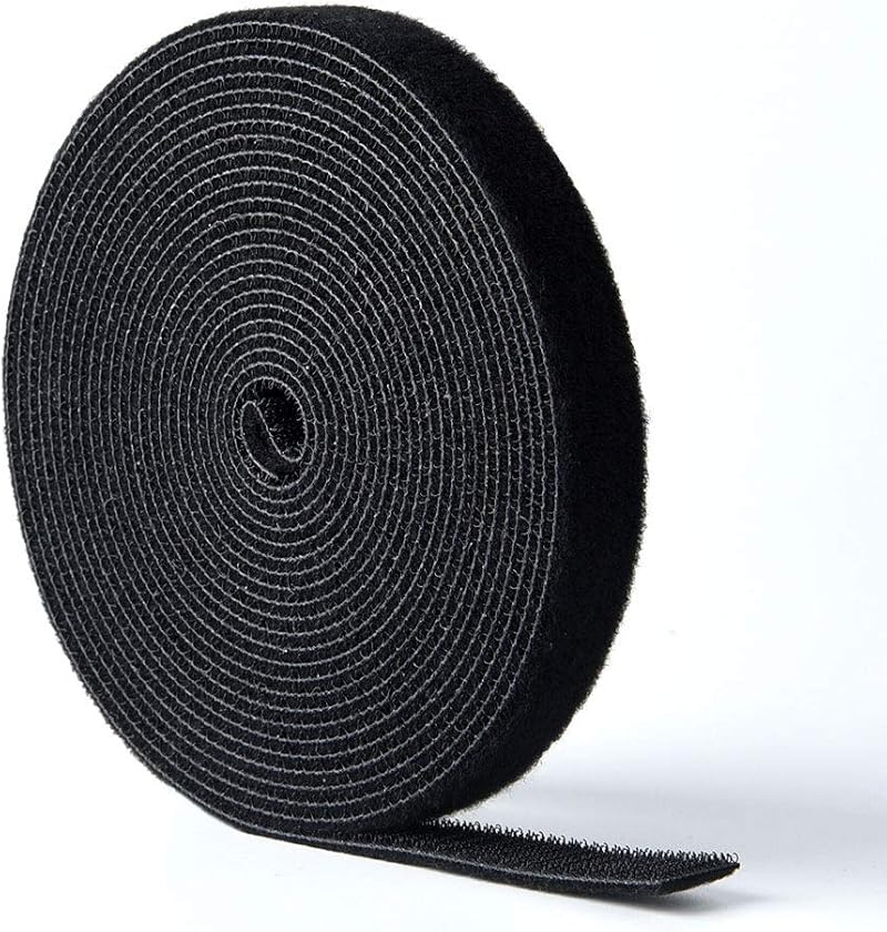 KUUQA Hook Loop Cable Ties 6M x 2CM Reusable Self Adhesive Straps Organizer