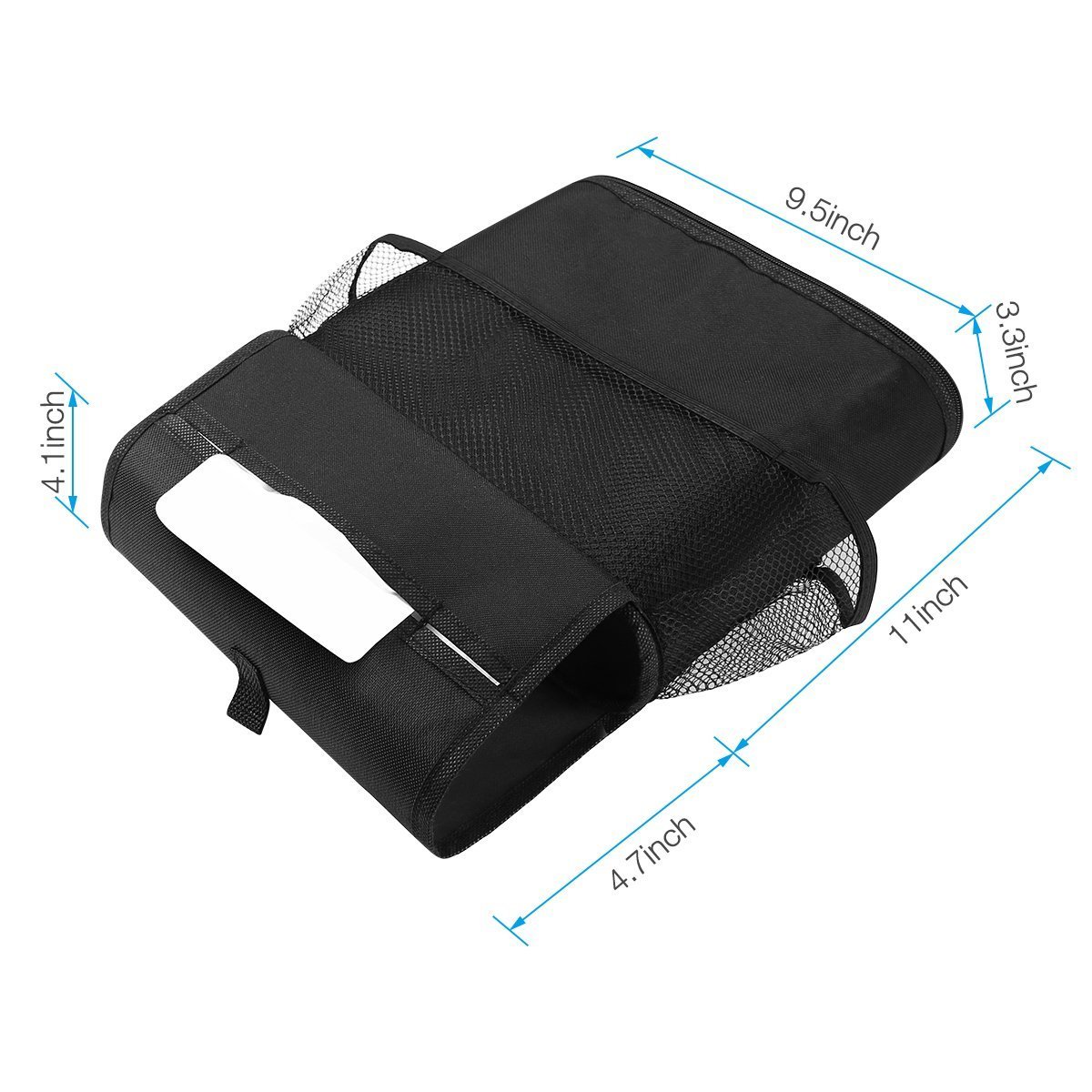 G1-Tech 2-pack Car Seat Back Organizer Baby Backseat Organizer Multi Purpose Travel Storage Bag