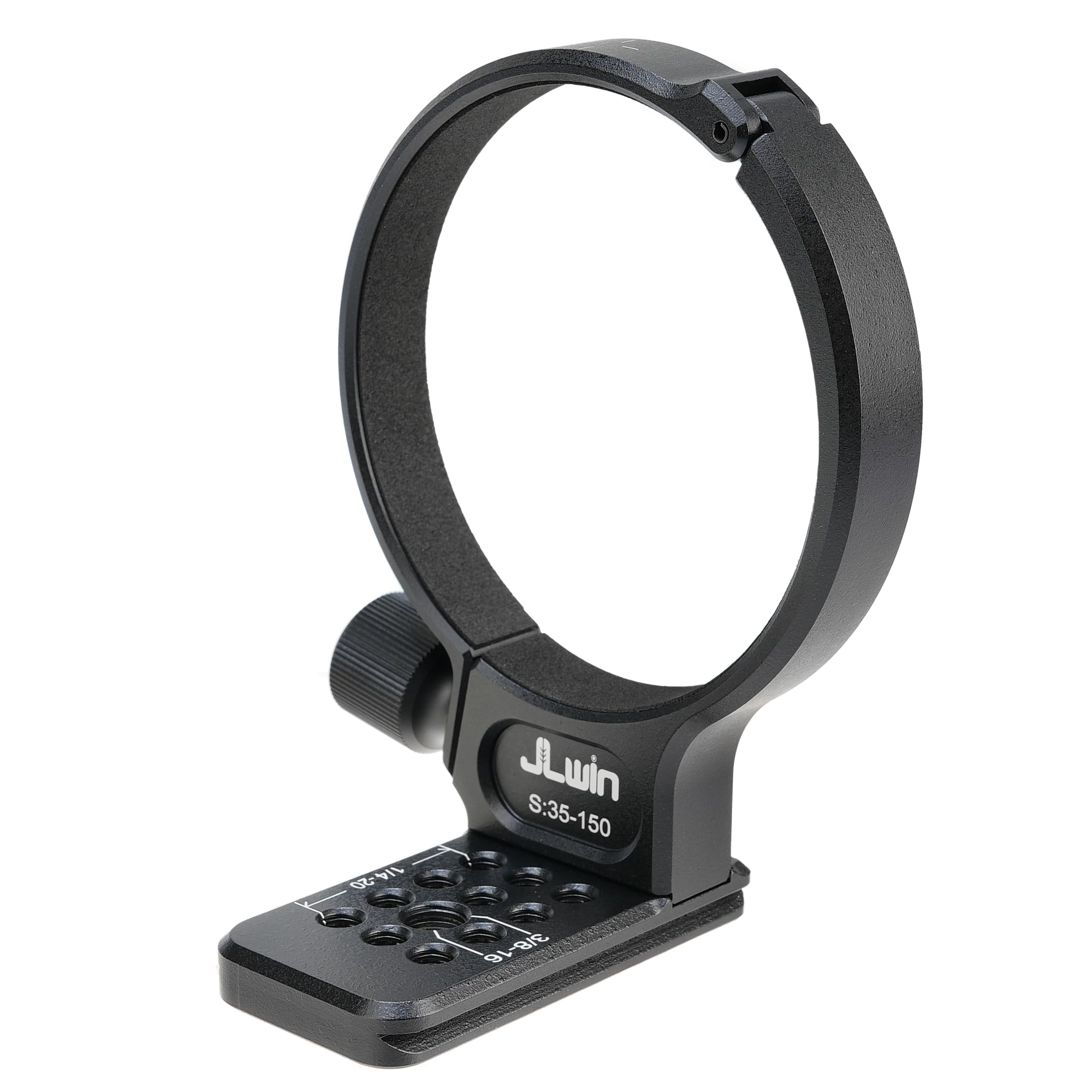 FOTGA Metal Tripod Collar Mount Ring 86mm for Samyang 35-150mm F2-2.8 Lens, Bottom with 1/4" & 3/8" Thread Screw Mount Dovetail Groove Quick-Release Plate for Acra-Swiss Type Tripod