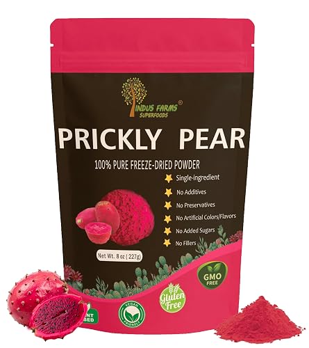 Indus Farms Superfoods Prickly Pear Freeze Dried Powder | 100% Pure ...