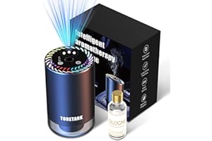 TORETARK Smart Car Diffusers for Essential Oils with Starry Projection Light,3 Adjustable Modes Aromatizante para Carro, Car Air Fresheners Long Lasting Automatic Switch Scent Adjustable