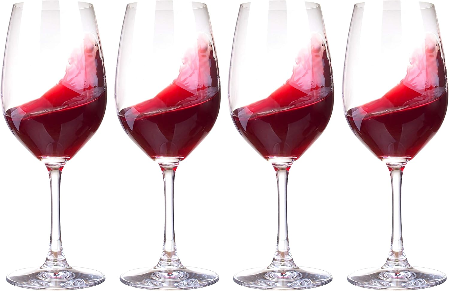 Red Wine Glasses Set of 4 Beautifully Crafted Red Wine Glasses Made