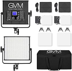 GVM 50RS RGB LED Video Light, 50W Video Lighting