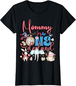Alice Mommy in ONEderland Birthday Family T-Shirt