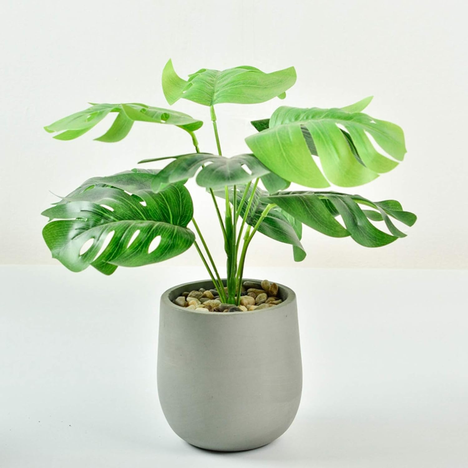 Amazon 人工観葉植物 モンステラ サンスベリア 造花 ミニ リアル 世話いらず 防水 枯れない オフィス 室内 寝室 おしゃれ 風水 贈り物 新年 お正月 開店祝い 出産祝い 母の日 敬老の日 緑色 高さ約30 40cm 人工観葉植物 オンライン通販