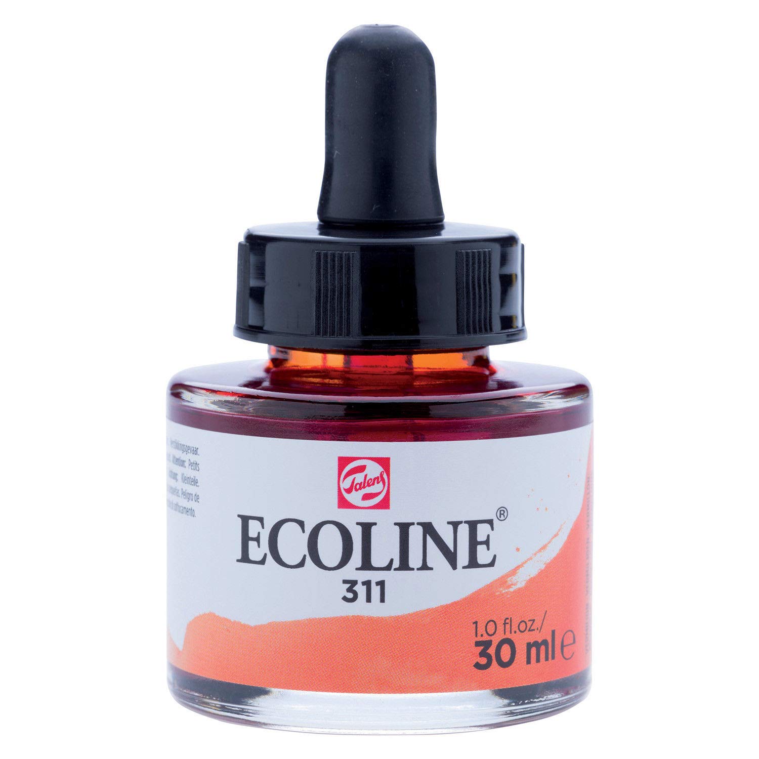 ECOLINE - PAINTING & DRAWING LIQUID WATERCOLOUR INK - VERMILION 30ml