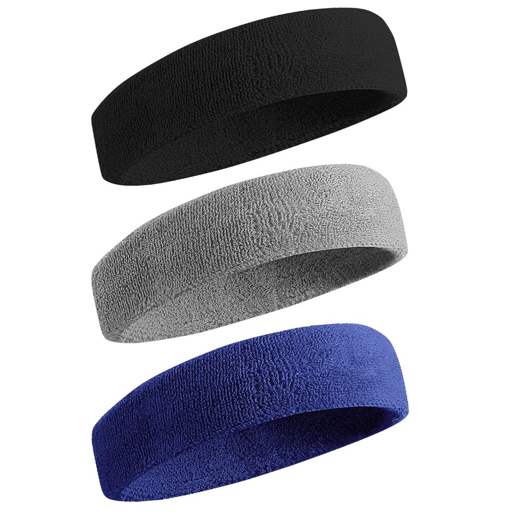 BEACE Sweatbands Sports Headband for Men & Women